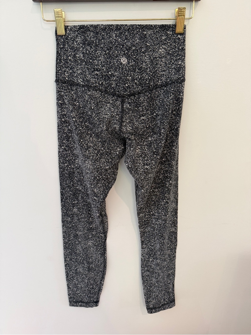 Lululemon Black Speckled High-Rise Align Leggings Size 4